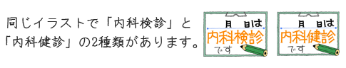 内科検診と内科健診