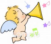 学習塾や教室向け天使無料イラストお試しフリー素材(カット)