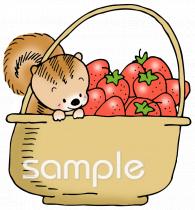 学習塾や教室向けいちご無料イラストお試しフリー素材(カット)