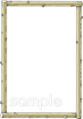 学習塾や教室向け木枠無料イラストお試しフリー素材(カット)