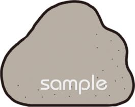 学習塾や教室向け岩 2月の壁面飾り無料イラストお試しフリー素材(カット)