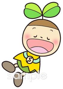 学習塾や教室向け4月の壁面飾り無料イラストお試しフリー素材(カット)