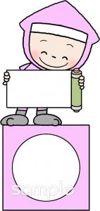 学習塾や教室向けおしらせ 忍者無料イラストお試しフリー素材(カット)