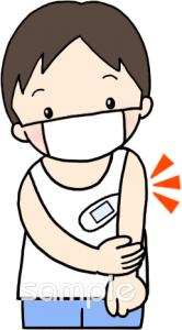 学習塾や教室向け男の子 検温無料イラストお試しフリー素材(カット)