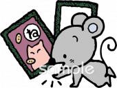 学習塾や教室向けカルタ取り無料イラストお試しフリー素材(カット)