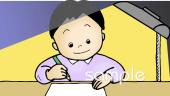 学習塾や教室向け無料イラストお試しフリー素材(カット)