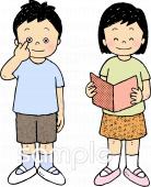 学習塾や教室向け無料イラストお試しフリー素材(カット)