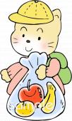 学習塾や教室向けくだもの無料イラストお試しフリー素材(カット)