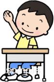学習塾や教室向け授業 男の子無料イラストお試しフリー素材(カット)