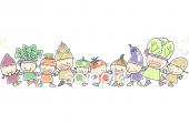 学習塾や教室向け食育 野菜無料イラストお試しフリー素材(カット)