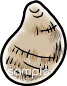 学習塾や教室向け里芋無料イラストお試しフリー素材(カット)