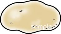 児童福祉施設向けじゃがいも無料イラストお試しフリー素材(カット)