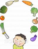 児童福祉施設向け野菜 食育指導無料イラストお試しフリー素材(カット)