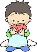 児童福祉施設向けトランプ遊び無料イラストお試しフリー素材(カット)