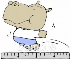 老人ホームやデイサービス向け走り幅跳び無料イラストお試しフリー素材(カット)