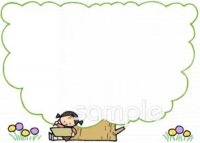 老人ホームやデイサービス向けスケッチ無料イラストお試しフリー素材(カット)