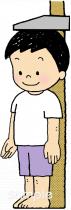 老人ホームやデイサービス向け身体測定無料イラストお試しフリー素材(カット)