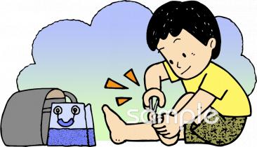 老人ホームやデイサービス向けつめきり無料イラストお試しフリー素材(カット)