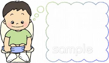 老人ホームやデイサービス向け洋式トイレ無料イラストお試しフリー素材(カット)