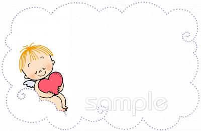 老人ホームやデイサービス向けキューピッド無料イラストお試しフリー素材(カット)