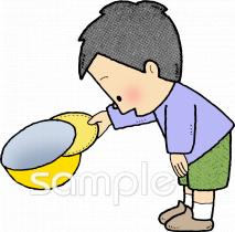 老人ホームやデイサービス向け帽子をとる無料イラストお試しフリー素材(カット)