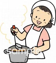 老人ホームやデイサービス向け三角巾無料イラストお試しフリー素材(カット)