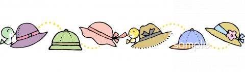 老人ホームやデイサービス向け帽子無料イラストお試しフリー素材(カット)