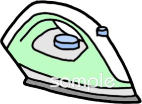 老人ホームやデイサービス向けアイロン無料イラストお試しフリー素材(カット)