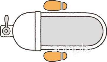 老人ホームやデイサービス向け和式トイレ 便器無料イラストお試しフリー素材(カット)