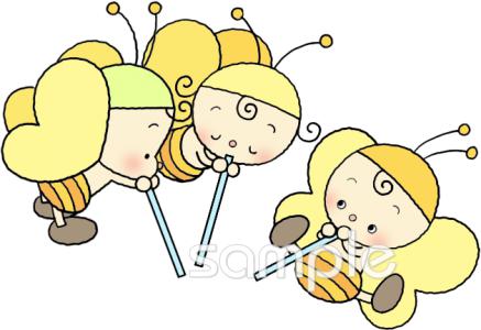 老人ホームやデイサービス向けストロー 蝶々無料イラストお試しフリー素材(カット)