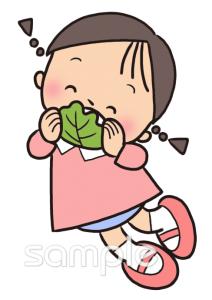 老人ホームやデイサービス向け柏餅 子ども 5月の壁面飾り無料イラストお試しフリー素材(カット)