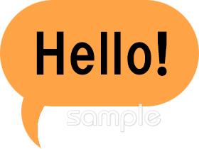 老人ホームやデイサービス向けハロー無料イラストお試しフリー素材(カット)