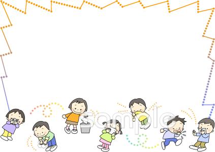 老人ホームやデイサービス向けインフルエンザ 予防対策 新型肺炎無料イラストお試しフリー素材(カット)