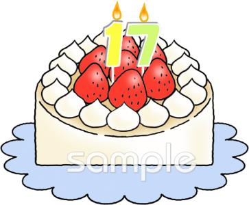 老人ホームやデイサービス向けケーキ ナンバーキャンドル無料イラストお試しフリー素材(カット)