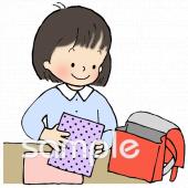 老人ホームやデイサービス向け授業の準備無料イラストお試しフリー素材(カット)