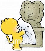 老人ホームやデイサービス向け除幕無料イラストお試しフリー素材(カット)