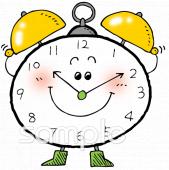 老人ホームやデイサービス向け時計無料イラストお試しフリー素材(カット)