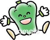 老人ホームやデイサービス向けピーマン無料イラストお試しフリー素材(カット)