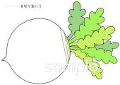 老人ホームやデイサービス向けおおきなかぶ ペープサート無料イラストお試しフリー素材(カット)