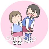 老人ホームやデイサービス向け高学年 低学年無料イラストお試しフリー素材(カット)