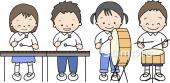 老人ホームやデイサービス向け合奏コンクール無料イラストお試しフリー素材(カット)