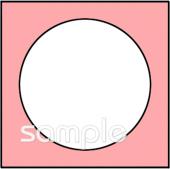 老人ホームやデイサービス向けボックス 文字枠無料イラストお試しフリー素材(カット)