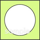 老人ホームやデイサービス向けボックス 文字枠無料イラストお試しフリー素材(カット)