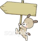 老人ホームやデイサービス向け案内 方向無料イラストお試しフリー素材(カット)