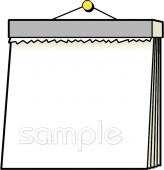 老人ホームやデイサービス向け日めくり無料イラストお試しフリー素材(カット)