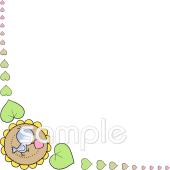 老人ホームやデイサービス向けコーナー飾り ヒマワリ無料イラストお試しフリー素材(カット)