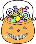 老人ホームやデイサービス向け10月のプリント無料イラストお試しフリー素材(カット)