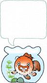 社会福祉施設向け飼育 金魚無料イラストお試しフリー素材(カット)