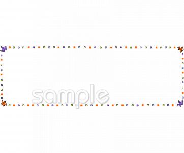 社会福祉施設向け折り鶴 枠無料イラストお試しフリー素材(カット)