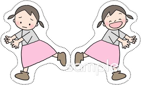 社会福祉施設向けペープサート無料イラストお試しフリー素材(カット)